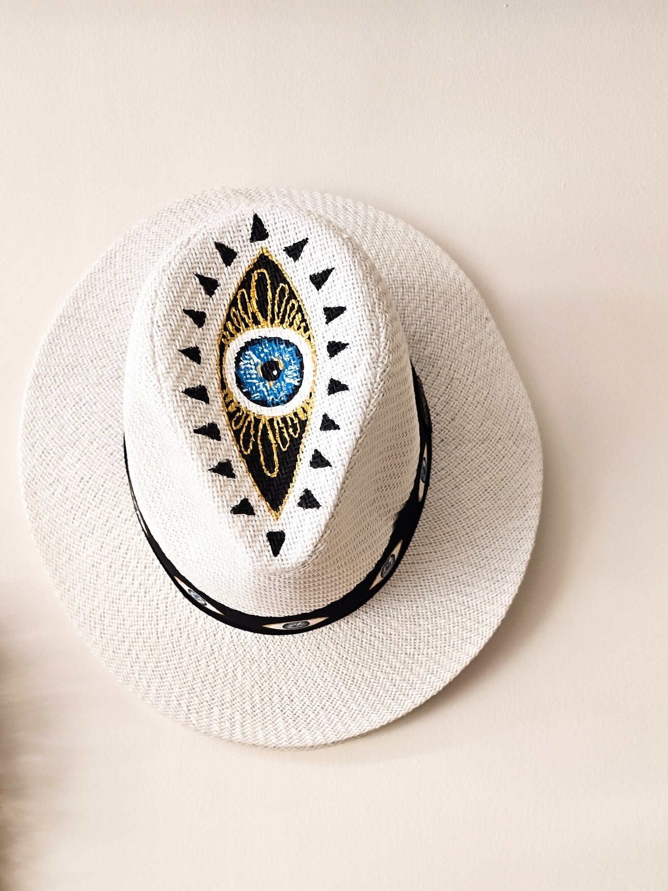 Eye On The Top White Hat