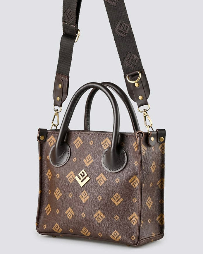 Tiffany Small Signature Bag  Brown