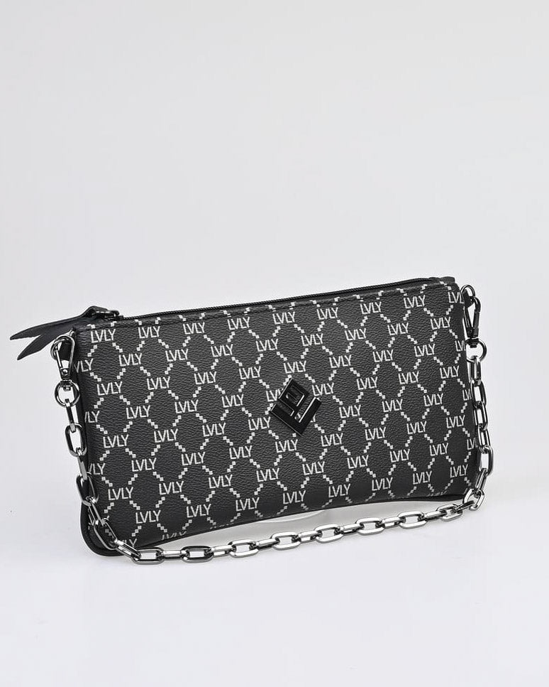 Hespera Mosaic Bag Black