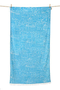 BEACH TOWEL EKKLISIA TURQUOISE