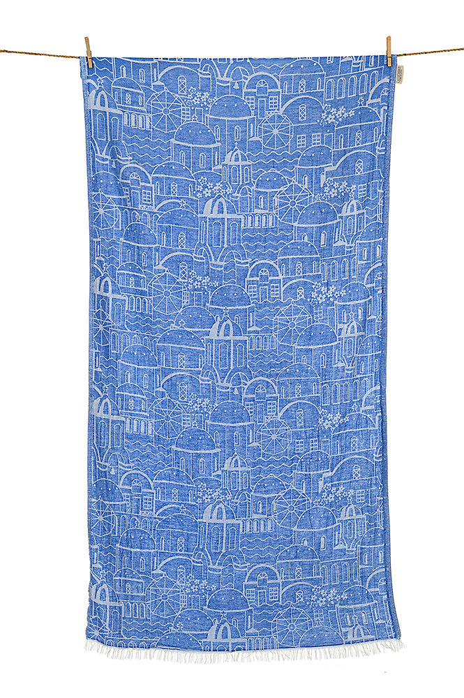 BEACH TOWEL EKKLISIA PARL.BLUE