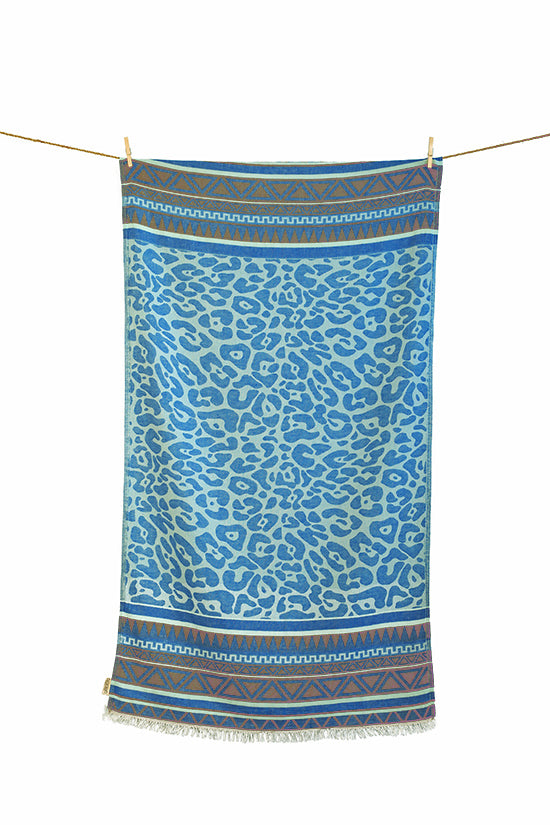 BEACH TOWEL KEROS CHOCOLATE & MINT & P.BLUE