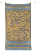 BEACH TOWEL MILOS ANTHRAX & MUSTARD & L.BLUE