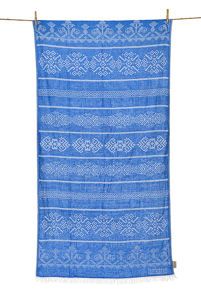 BEACH TOWEL SARAKINIKO PARL.BLUE