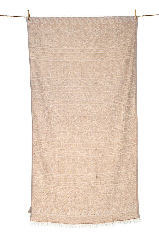 BEACH TOWEL ELLINIKO BEIGE