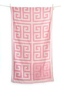 BEACH TOWEL MEGALOS MEANDROS PINK