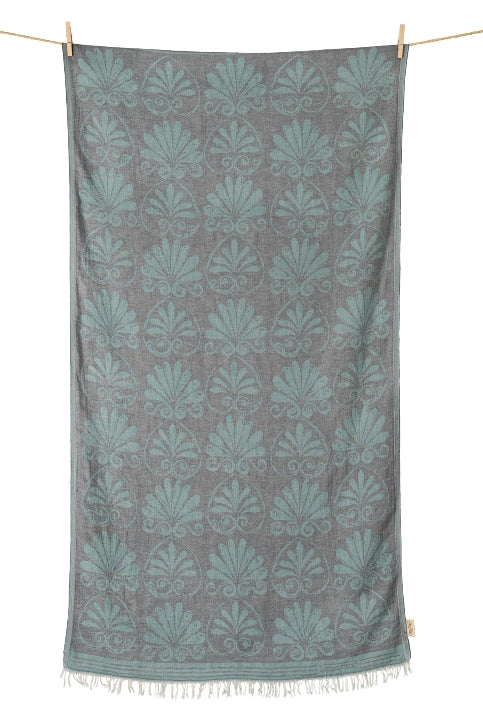 BEACH TOWEL AKROKERAMO ANTHR.&EUCALYPTUS