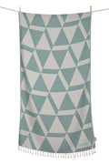 BEACH TOWEL AMMOS EUCALYPTUS & NATURAL