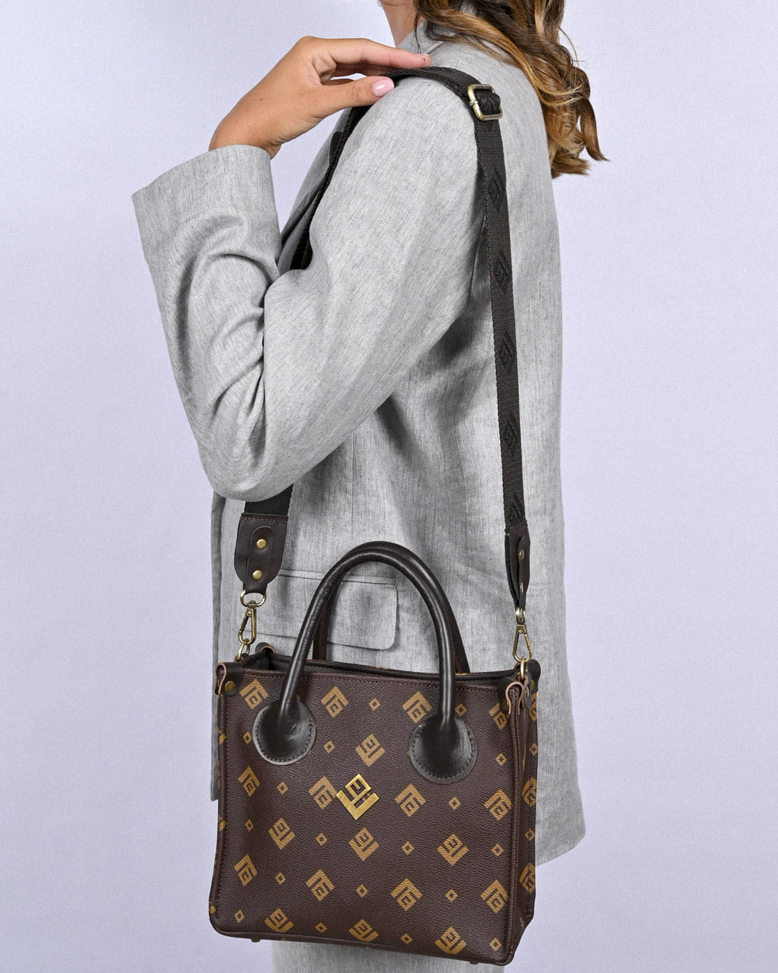 Tiffany Small Signature Bag  Brown