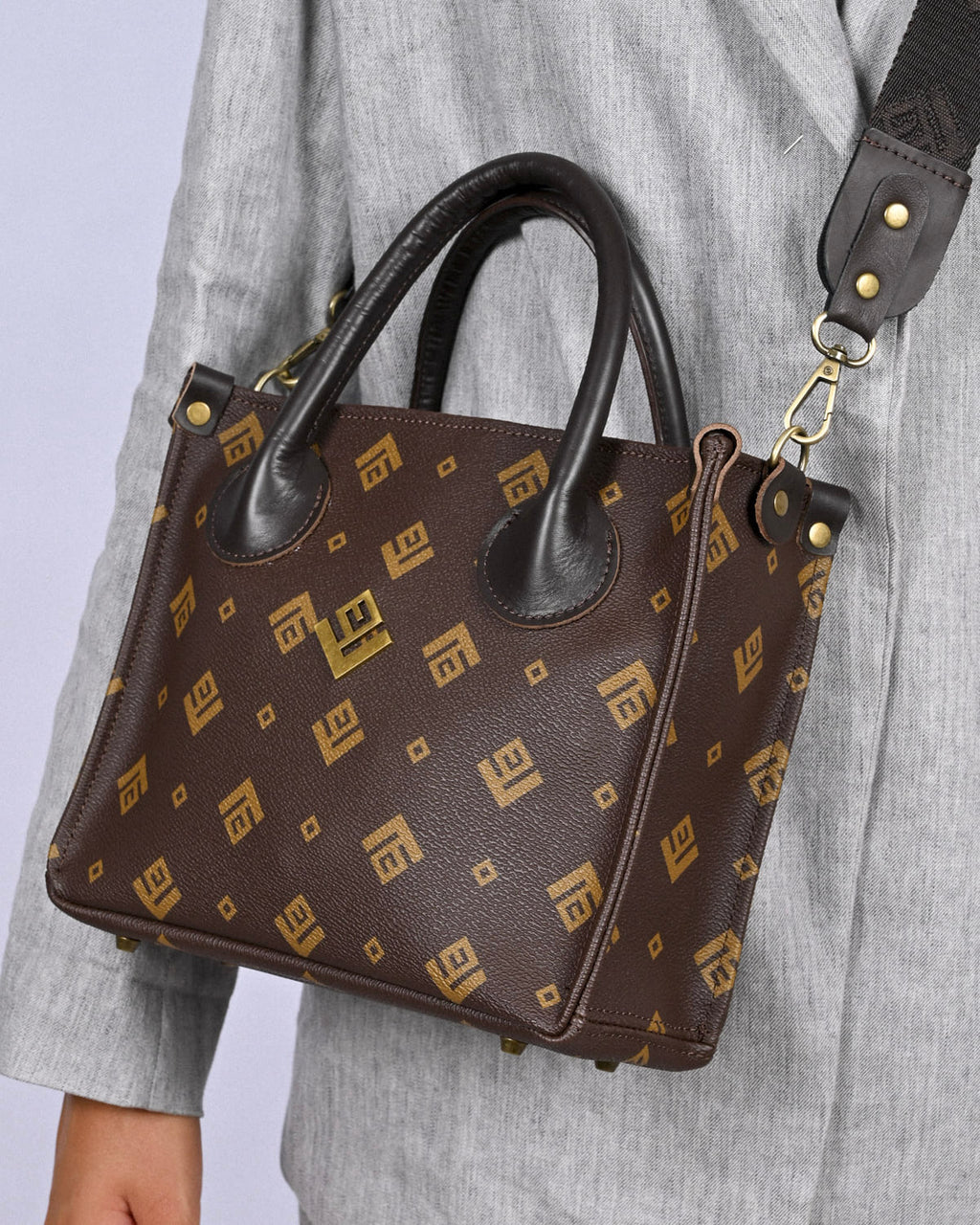 Tiffany Small Signature Bag  Brown