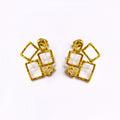 The little squares earrings Gold
