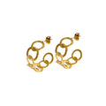 Connecting chain small hoops Gold