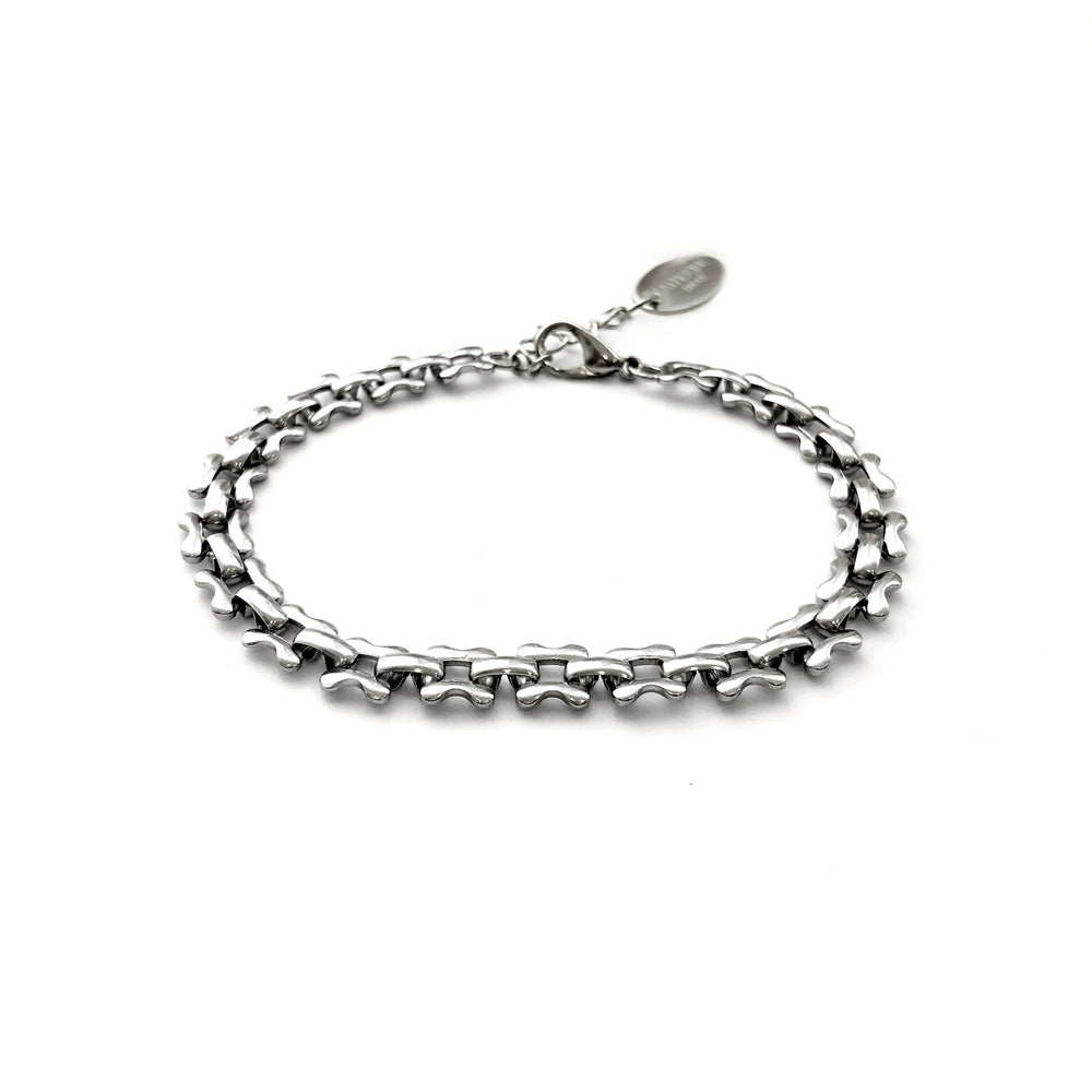 Rhea’s minimal chain bracelet Silver