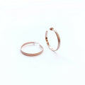 Saturn’s small hoops earrings Rose Gold