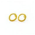 Circular constellation earrings Gold