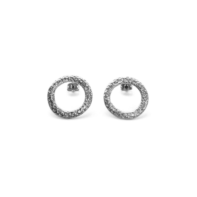 Circular constellation earrings Silver