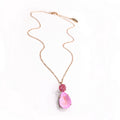 Constellation of Venus tiny necklace Pink
