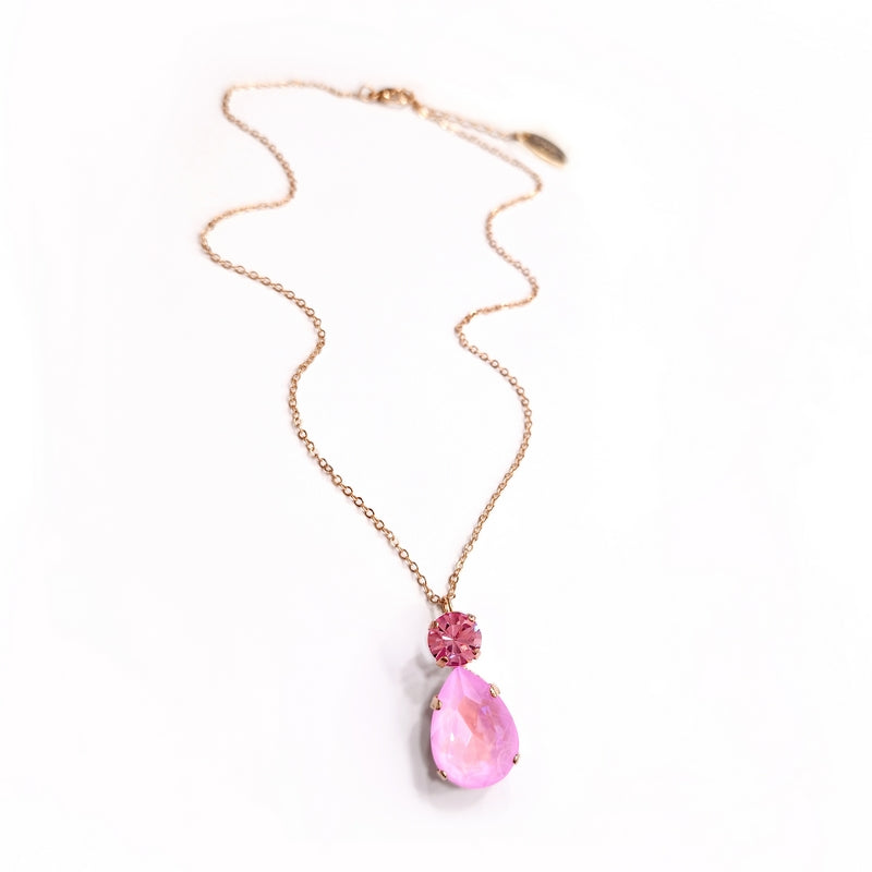Constellation of Venus tiny necklace Pink