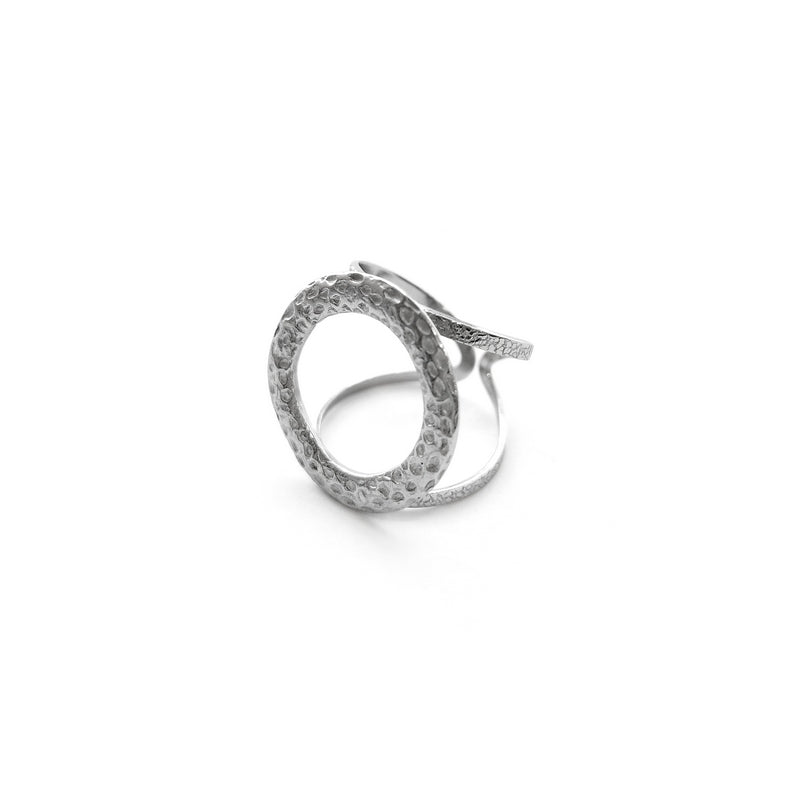 Χειροποίητο Επάργυρο Δαχτυλίδι "Circular Constellation" - Silver