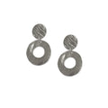 Full of round symmetry earrings Silver