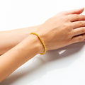 Weave chain bracelet Gold