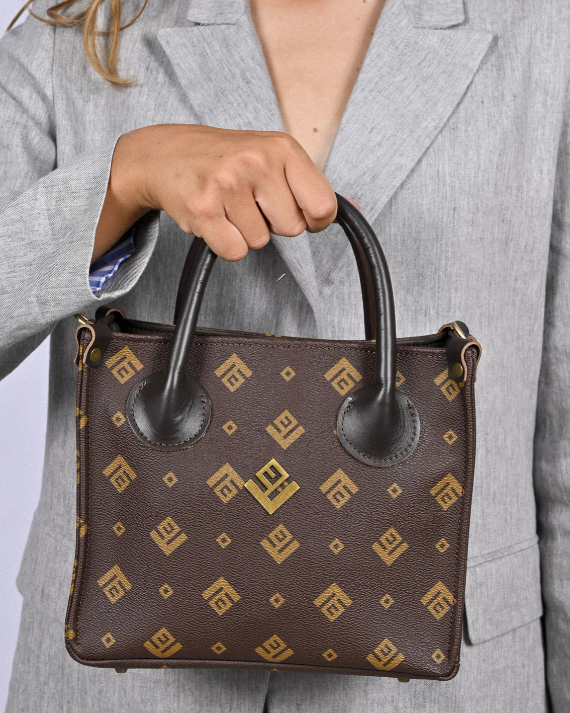 Tiffany Small Signature Bag  Brown