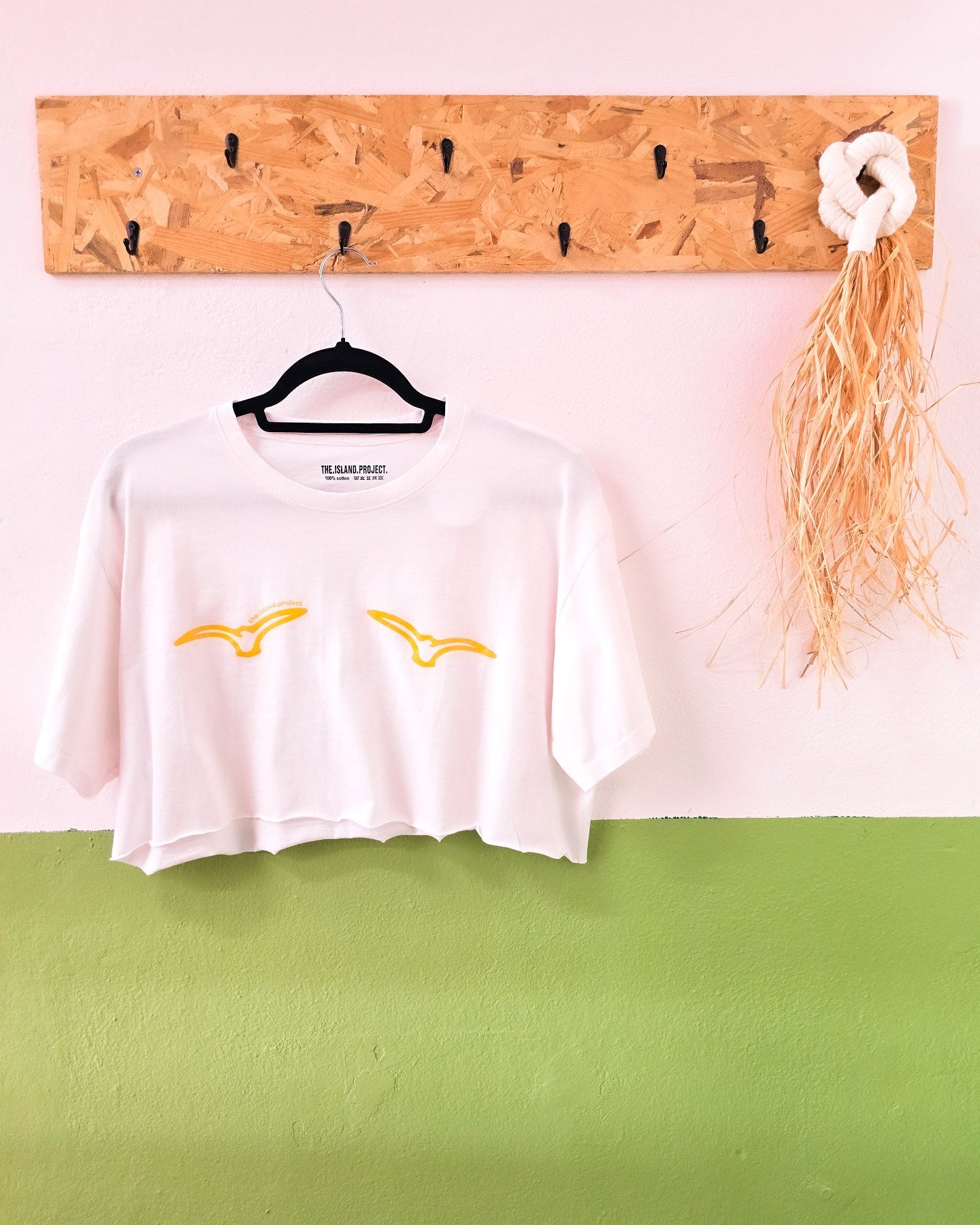 Birds One-Size Crop-Top