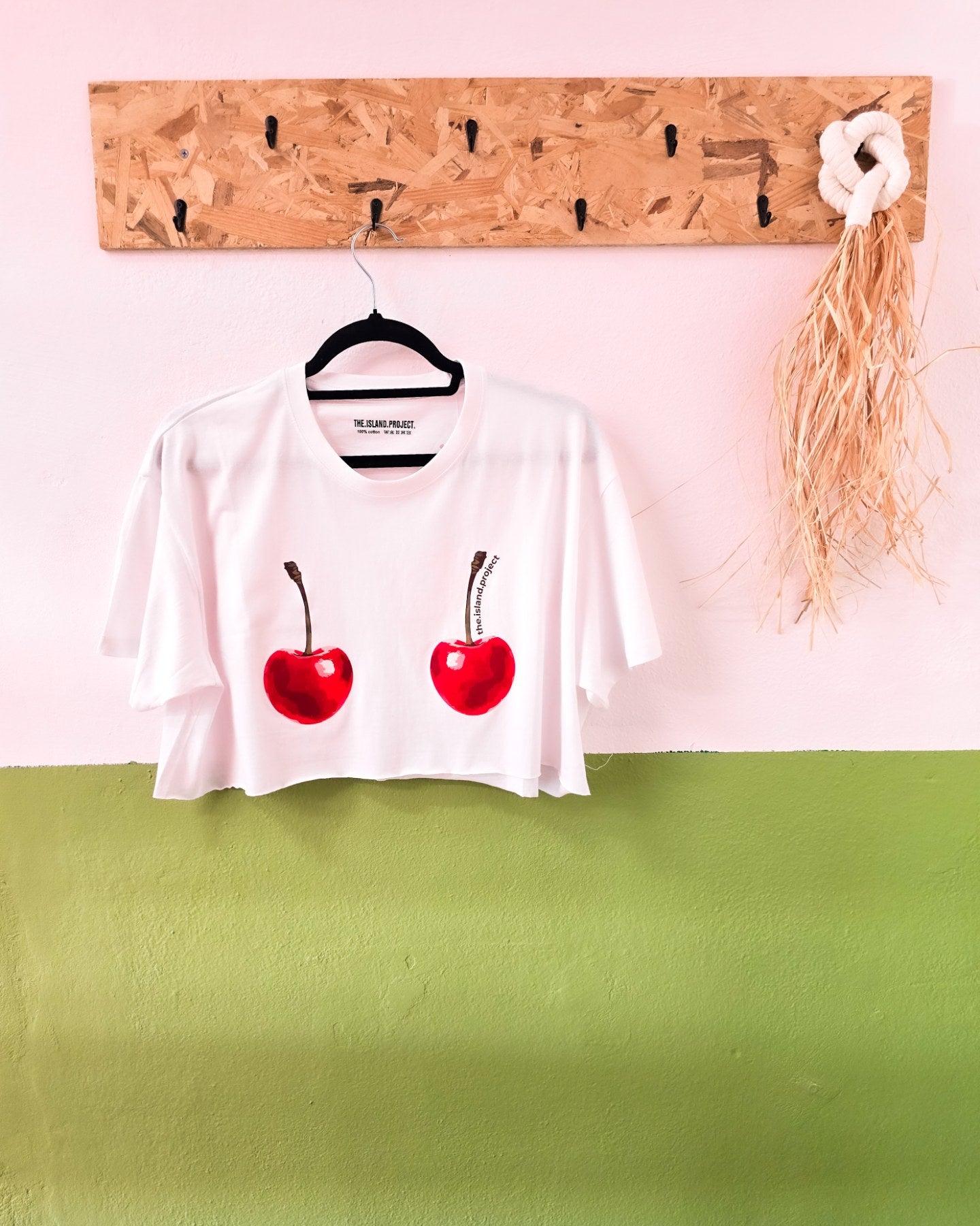 Cherries One-Size Crop-Top