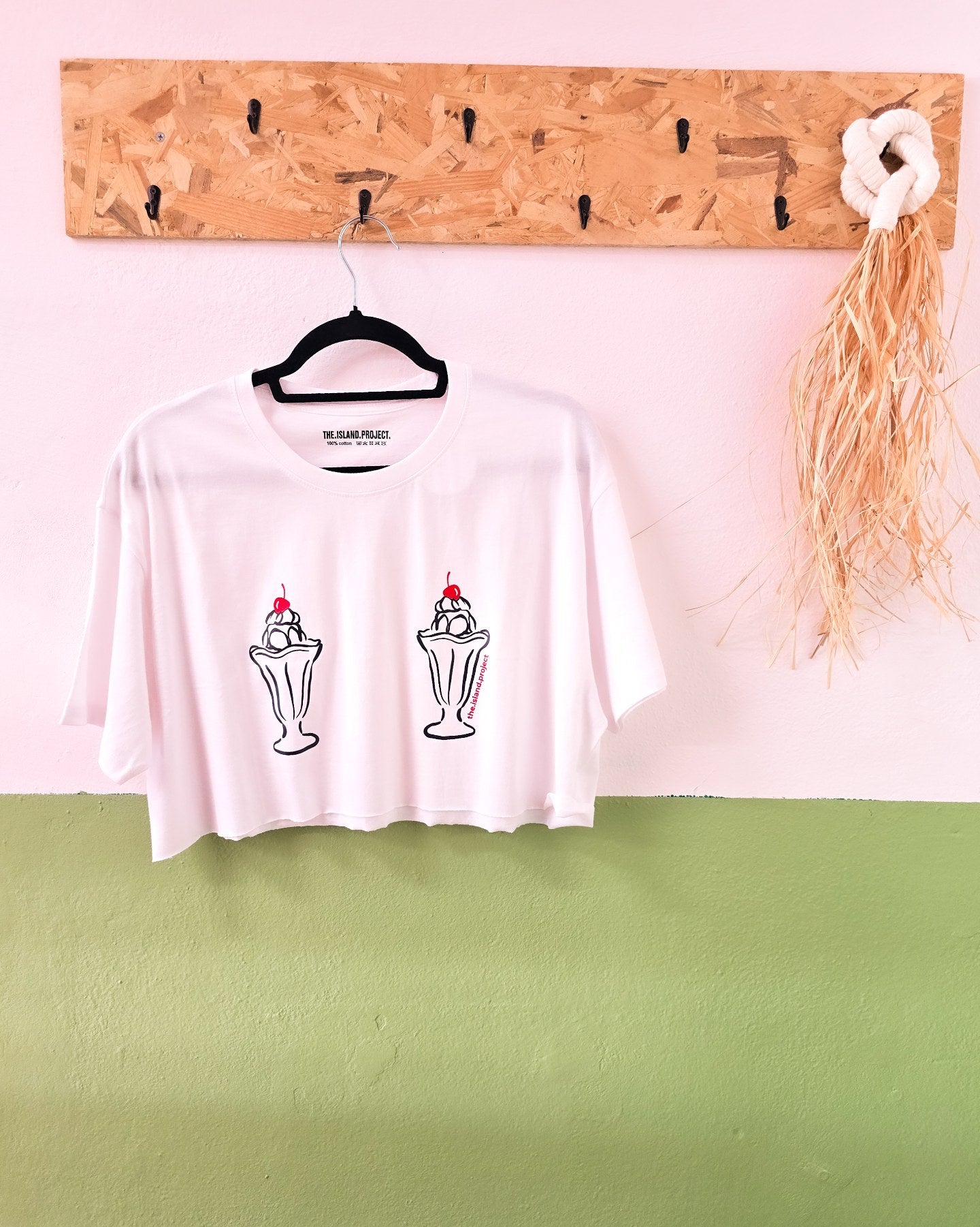 Ice-Cream One-Size Crop-Top
