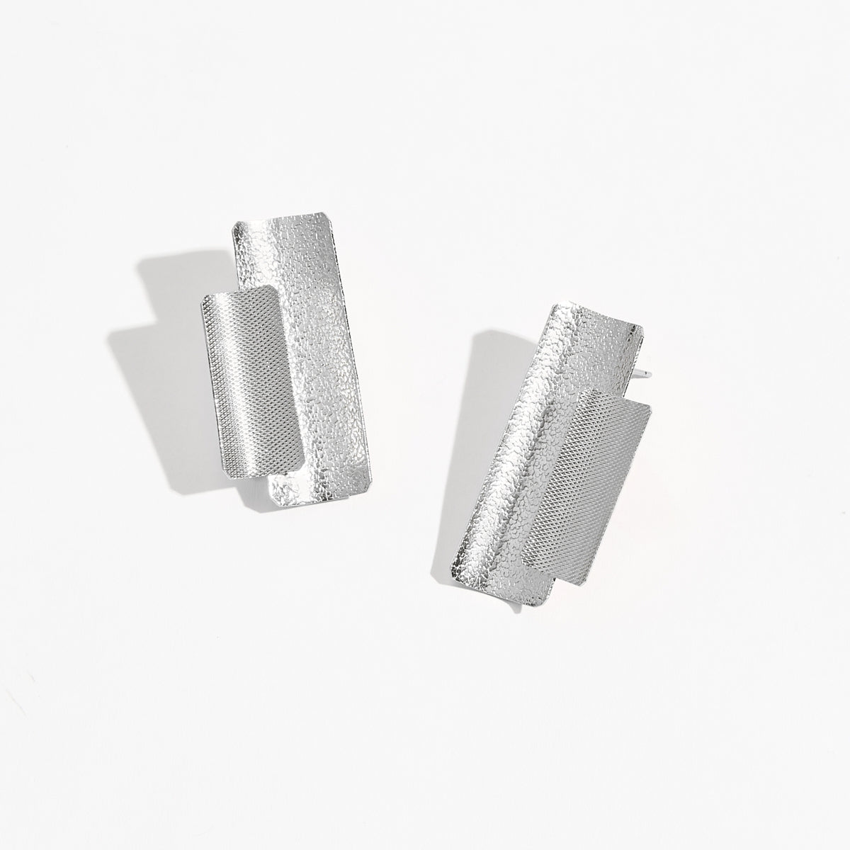 Real handmade earrings Silver