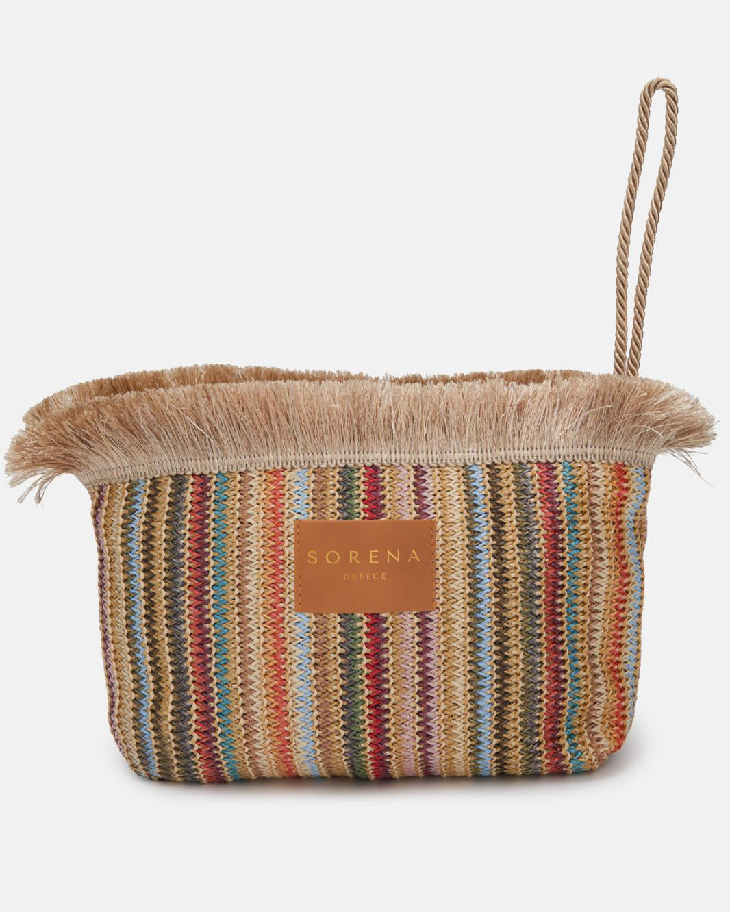 Samiopoula Straw Clutch