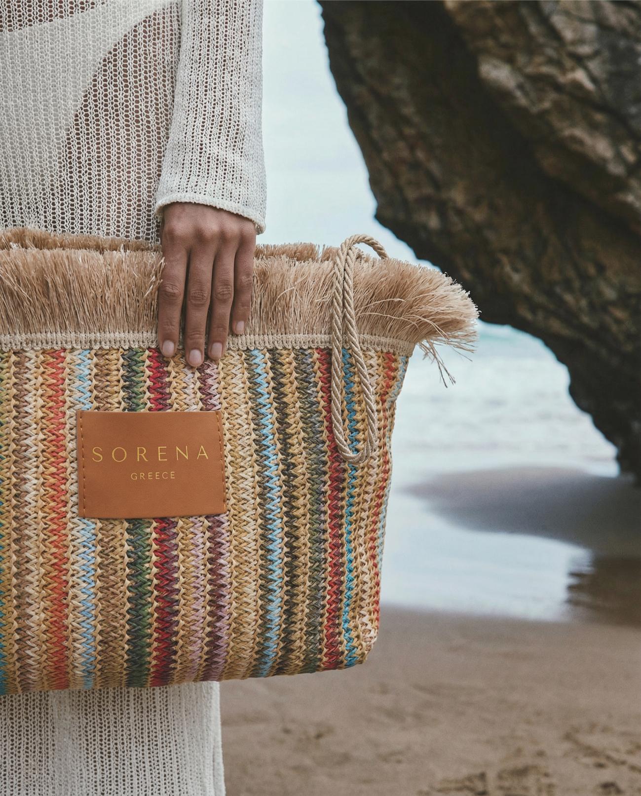Samiopoula Straw Clutch