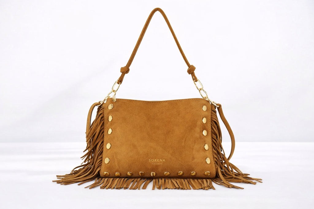 Simona Suede Tamba Crossbody Bag