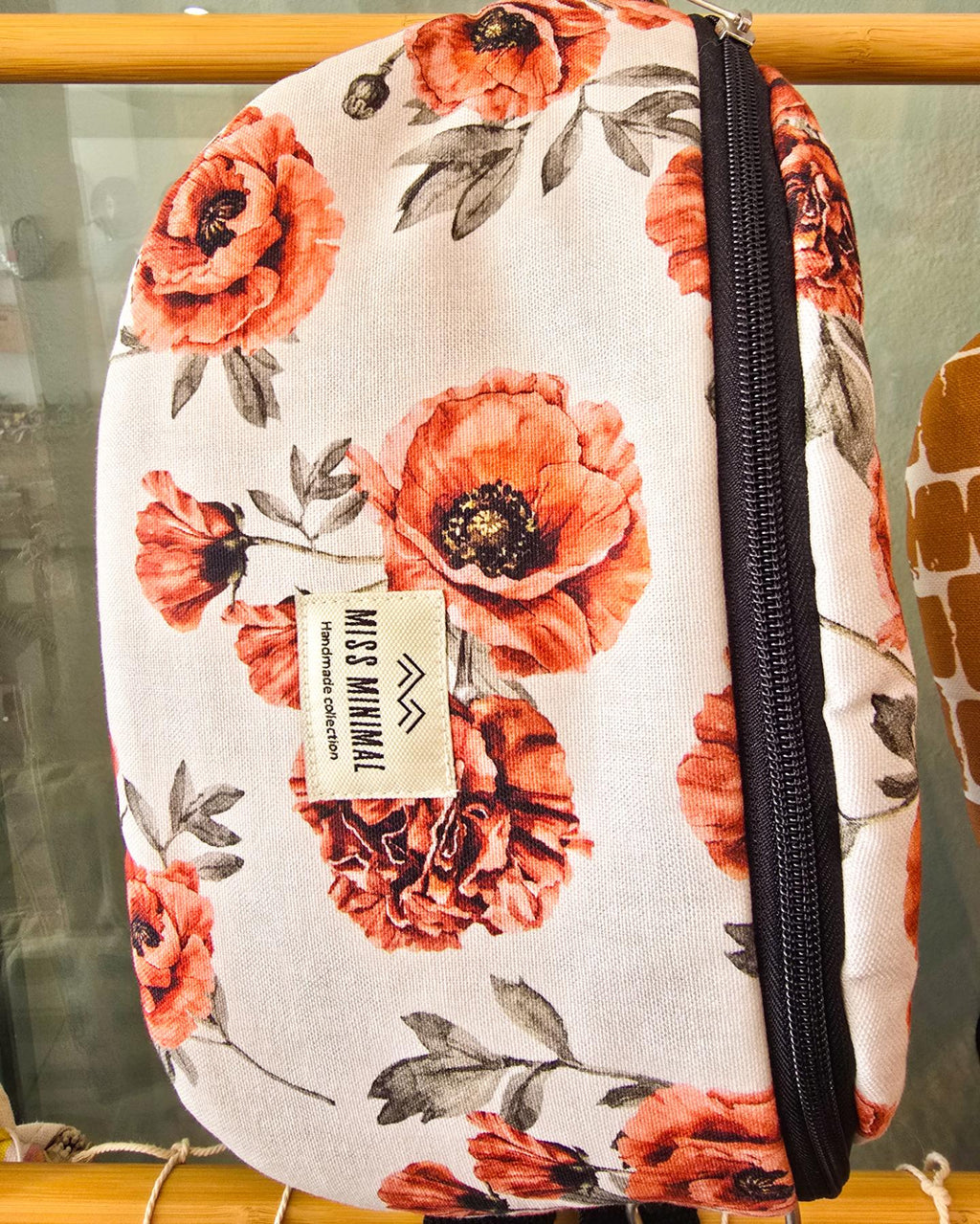 Coral Poppies Belt Bag