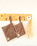 Cinnamon Geo Handbag