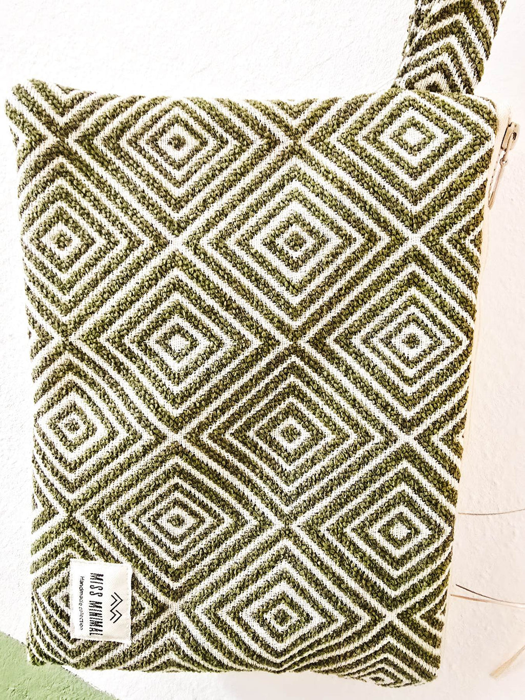 Olive Geo Handbag