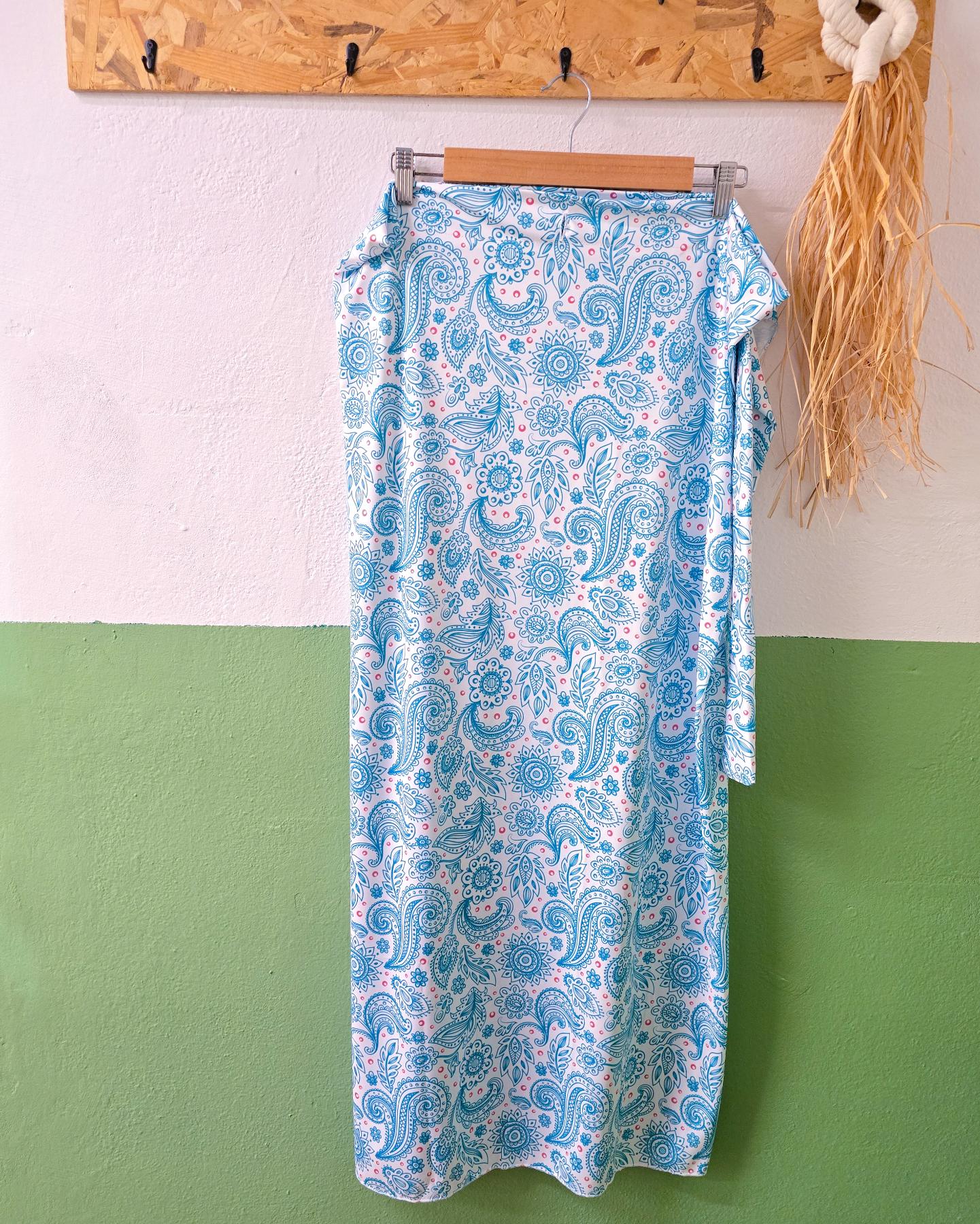 Light Blue Paisley