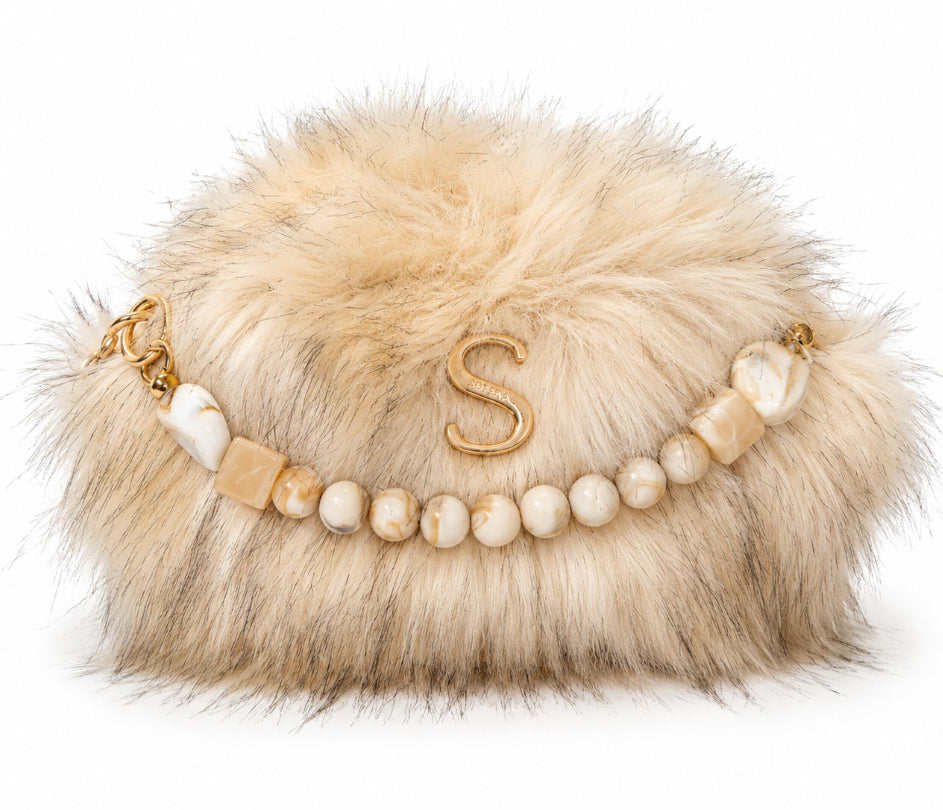 Zouzou Mini Bucket Fur Beige