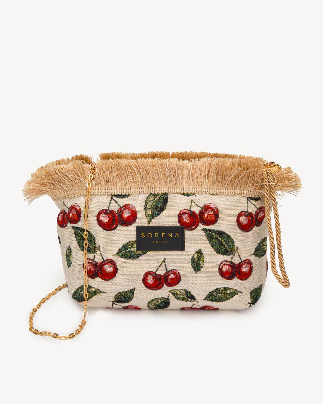 Samiopoula Cherry Clutch