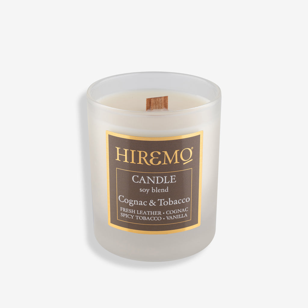 Eolia Hiremo Soy Blend Αρωματικό Κερί Cognac & Tobacco