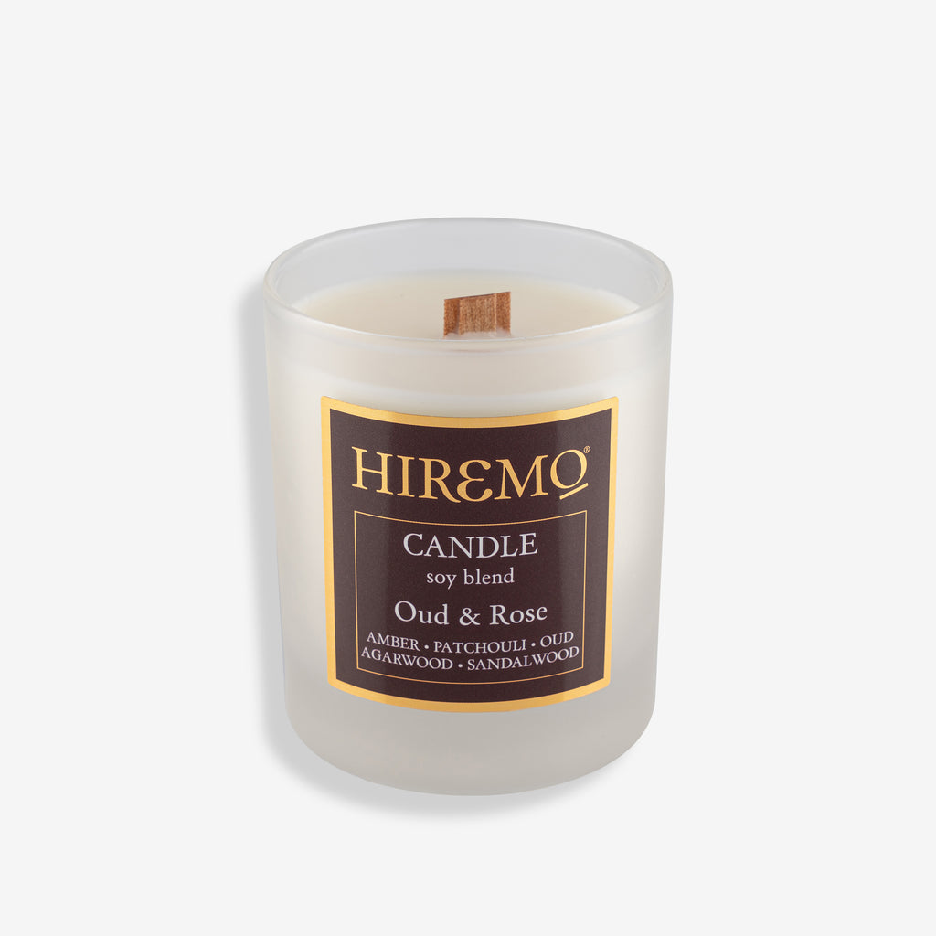 Eolia Hiremo Soy Blend Αρωματικό Κερί Oud & Rose