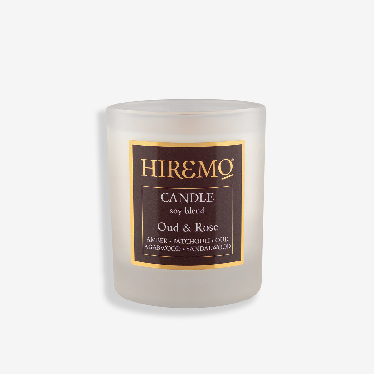 Αρωματικό κερί σόγιας Eolia Hiremo Oud & Rose. Ανατολίτικο άρωμα με τριαντάφυλλο, σανταλόξυλο, λάβδανο & πατσουλί. Δείτε το online στο Roots Stories!