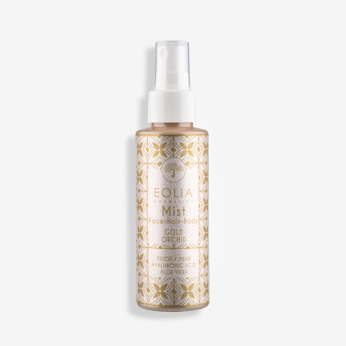 Ενυδατικό mist Eolia Gold Orchid 100ml για πρόσωπο, σώμα & μαλλιά χωρίς αλκοόλ. Με άρωμα ορχιδέας & υαλουρονικό. Αποκτήστε το στο Roots Stories!