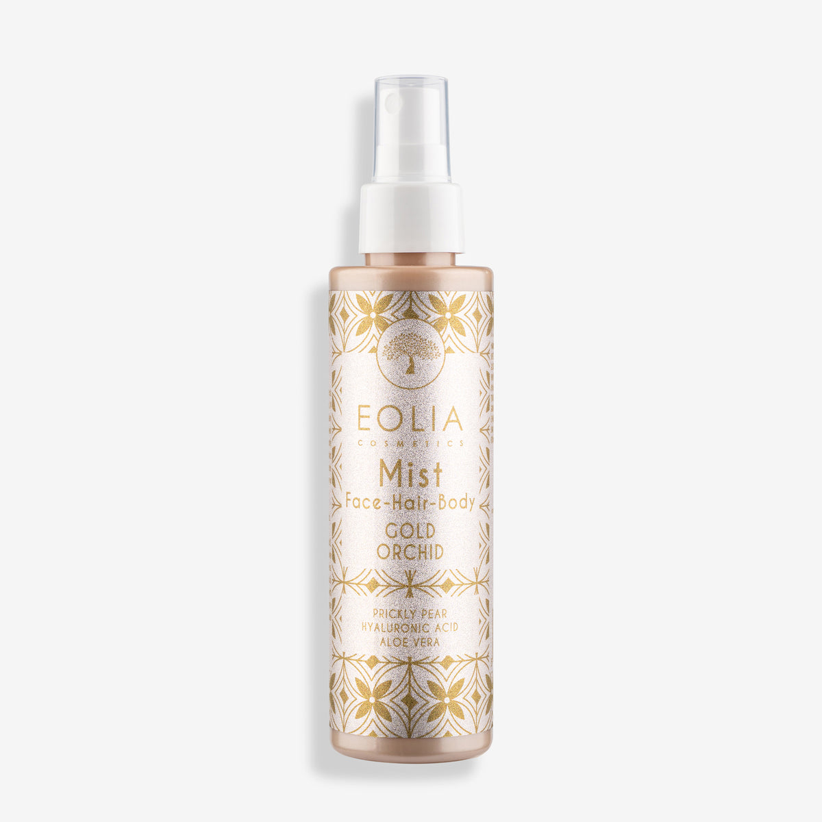 Ενυδατικό mist Eolia Gold Orchid 150ml για πρόσωπο, σώμα & μαλλιά χωρίς αλκοόλ. Με άρωμα ορχιδέας & υαλουρονικό. Αποκτήστε το στο Roots Stories!