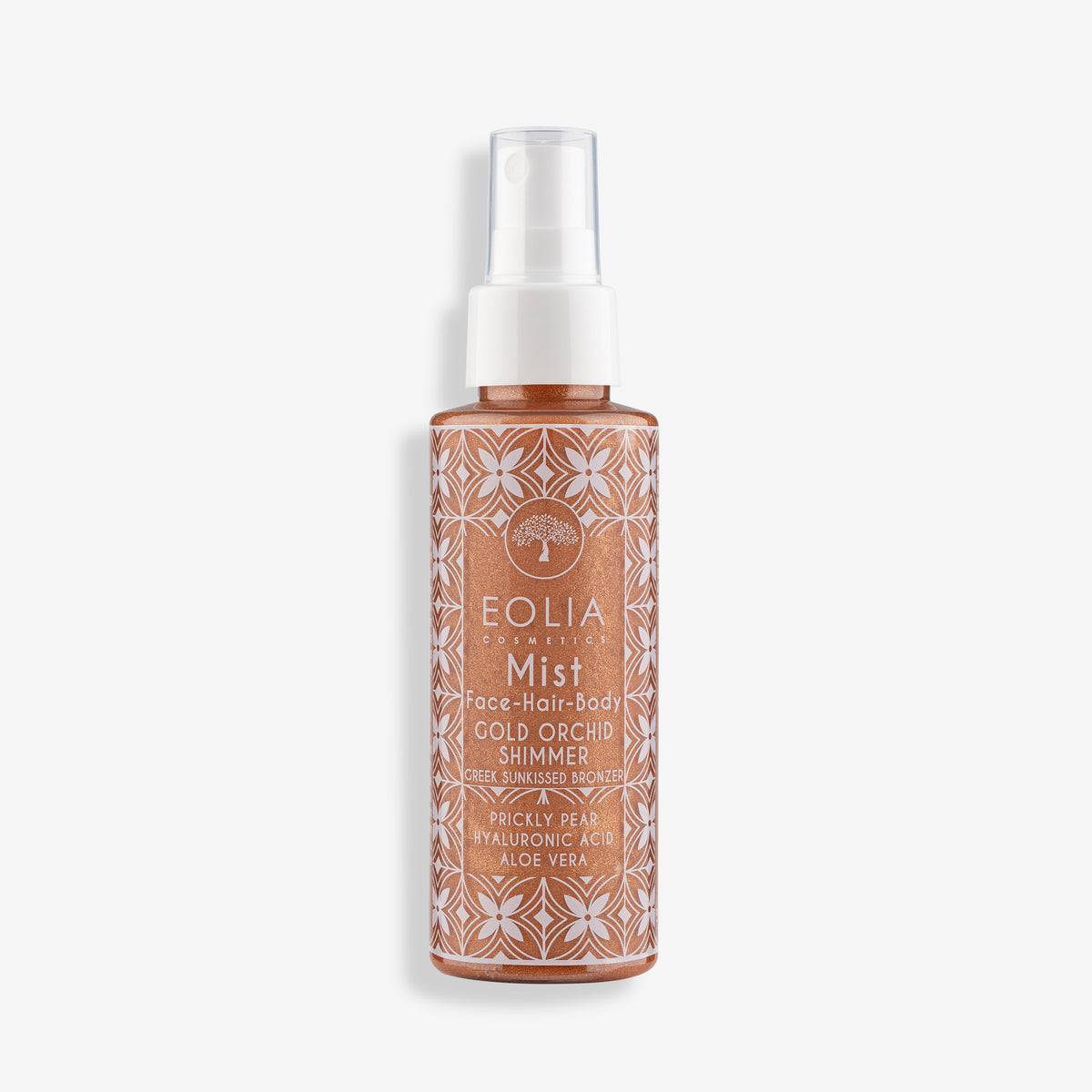 Ενυδατικό mist Eolia Sun-Kissed Bronzer 100ml για πρόσωπο, σώμα & μαλλιά χωρίς αλκοόλ. Με χρυσαφένια λάμψη & άρωμα ορχιδέας. Δείτε το στο Roots Stories!