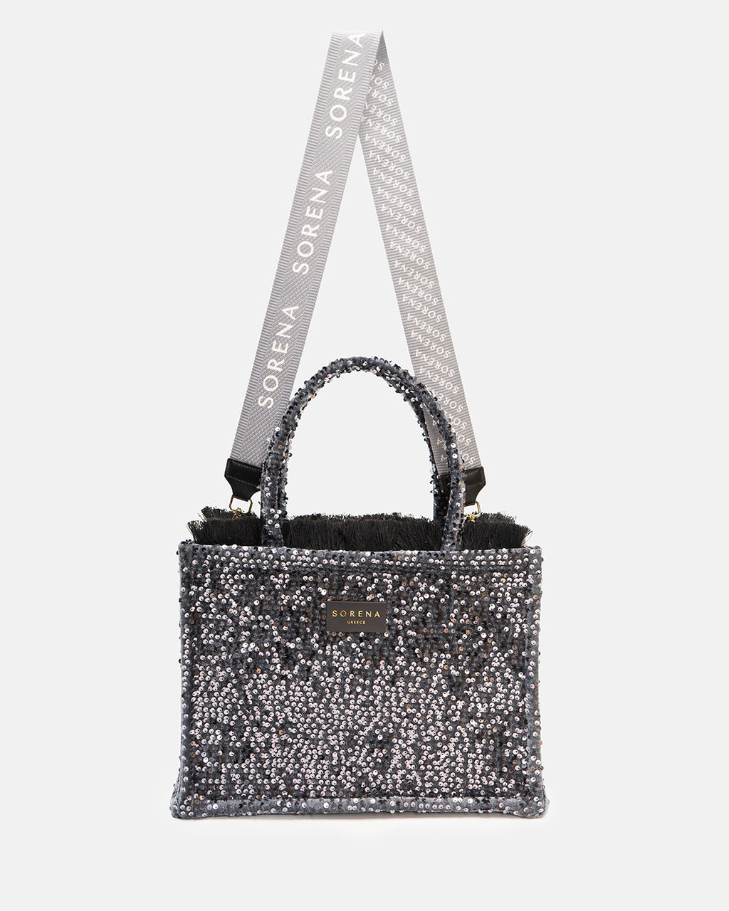 Noir Glam Medium Tote Bag