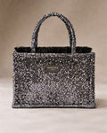 Noir Glam Medium Tote Bag