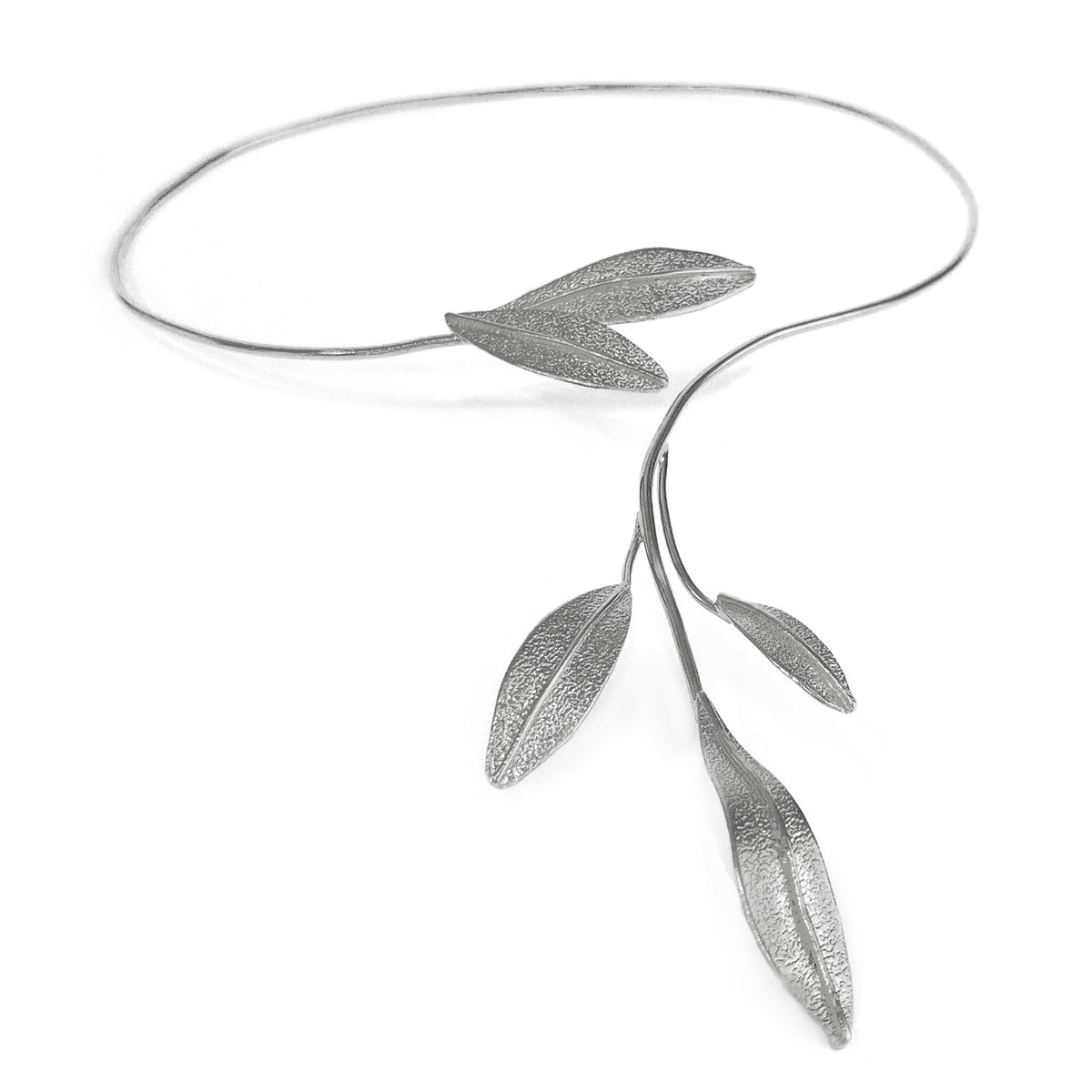 Olive tree necklace Silver