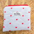 Red Hearts Mini Zipper Pouch