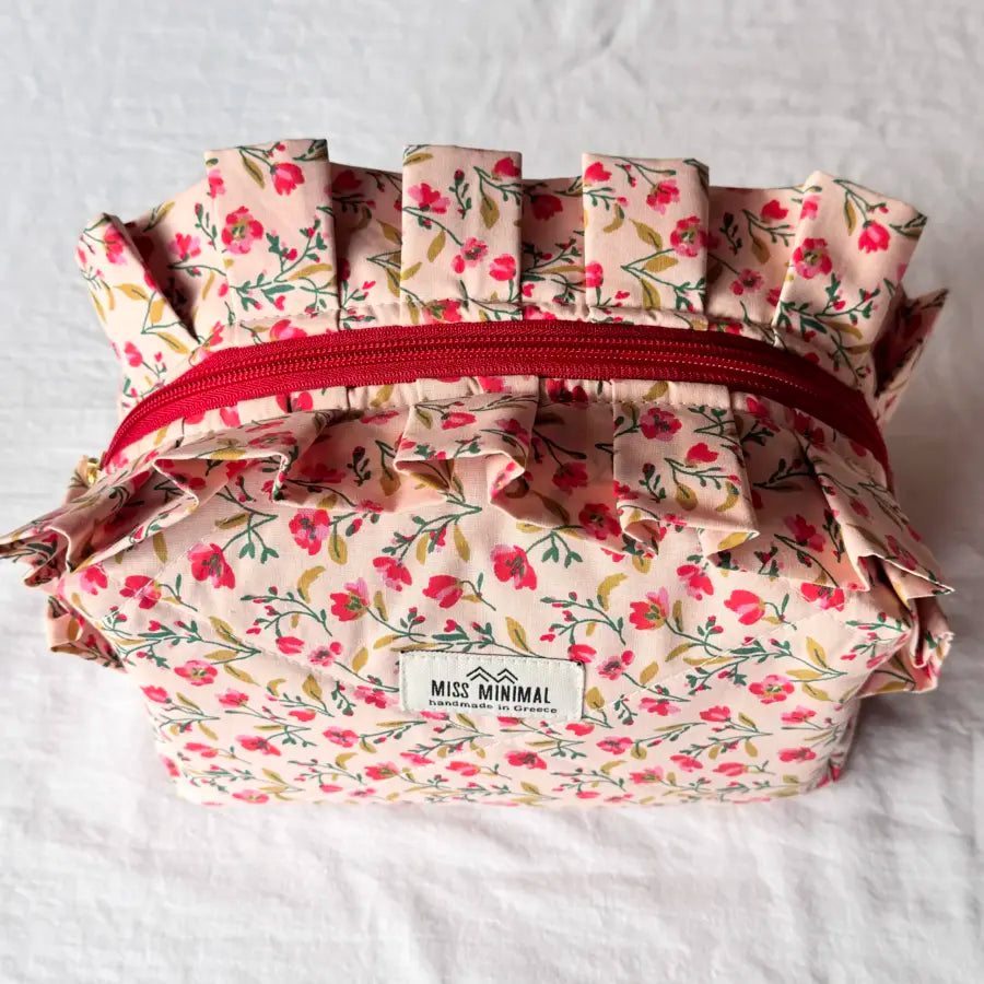 Small Red Bouquet Zipper Box Romantic Style
